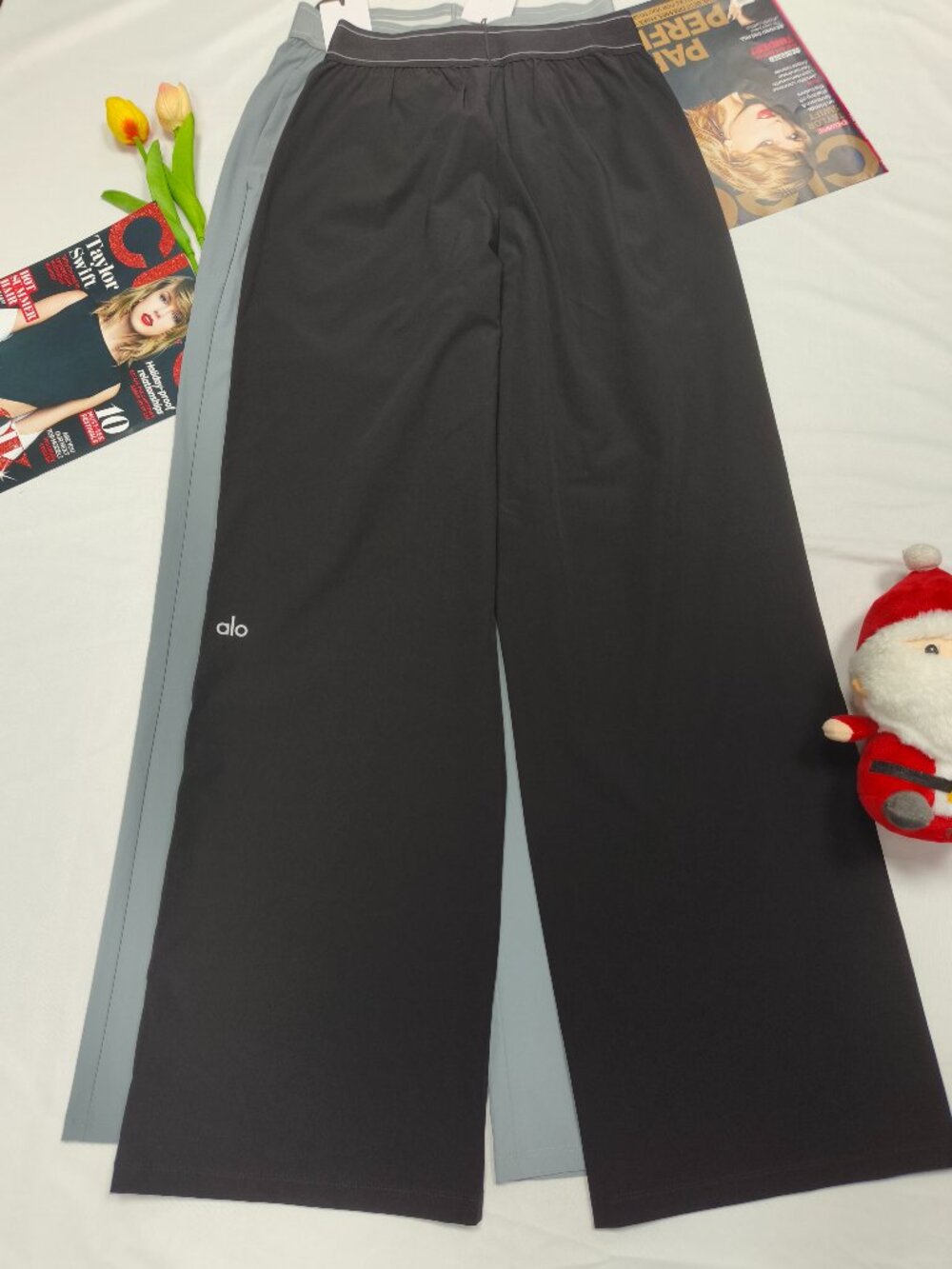 ALO Yoga Suit Up Pants Black ◼ Casual Office Travel Trousers Regular Length😊 - Picture 3 of 7